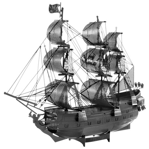 Metal Earth ICONX Black Pearl Ship, Black Version