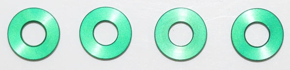 HyperDrive HD Pan Car 0.050 Front End Shims (Green), HD-2540