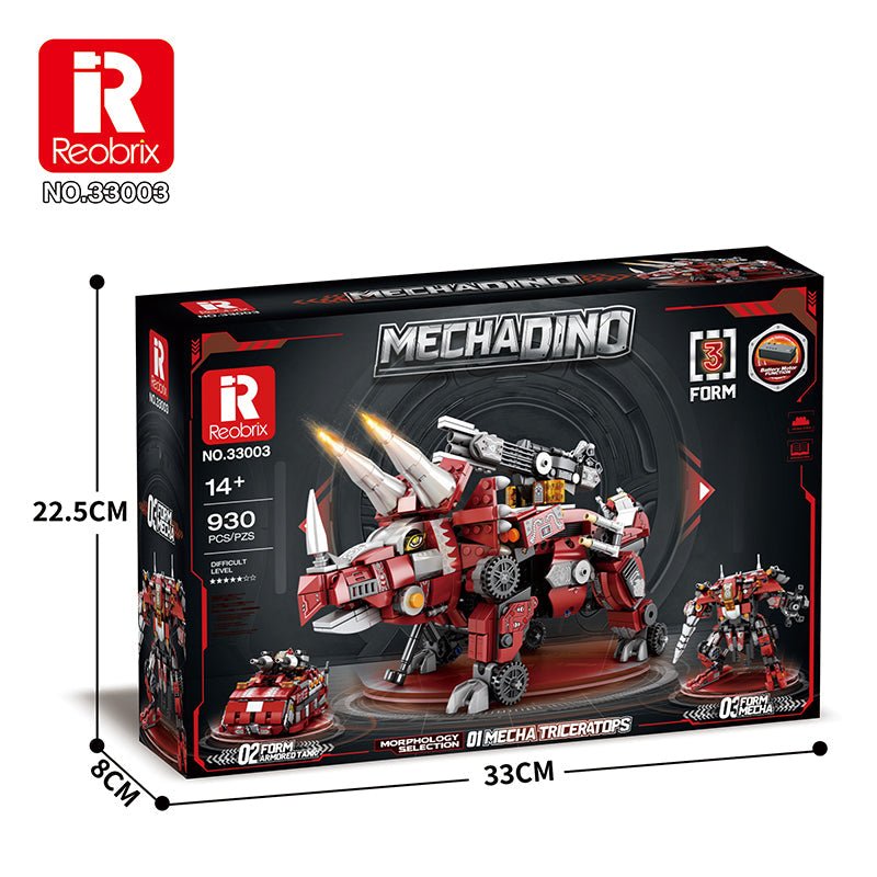 Reobrix Mecha Dino Mecha Triceratops