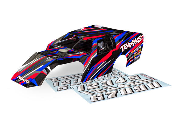 Traxxas Body, Slash Modified painted / decal sheets / clipless body system