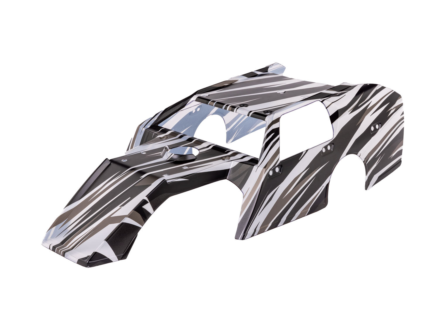 Traxxas Body, Slash Modified, ProGraphix (graphics are printed, requires paint & final color application)/ decal sheets, TRA-10411X