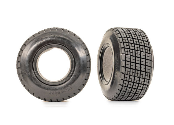 Tires, Hoosier (dual profile 4.3x1.7- 2.2/3.0") (2)/ foam inserts (2), TRA-10470x