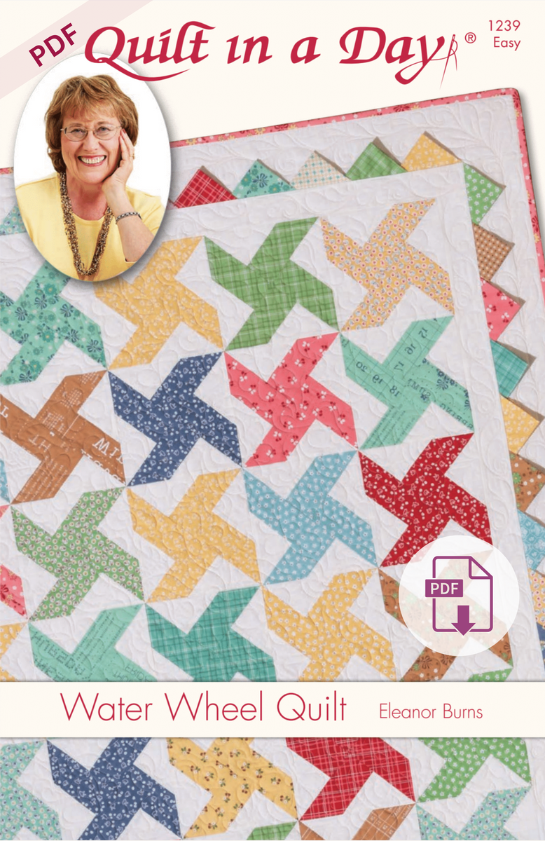 Digital Pattern - Water Wheel Quilt by Quilt in a Day
