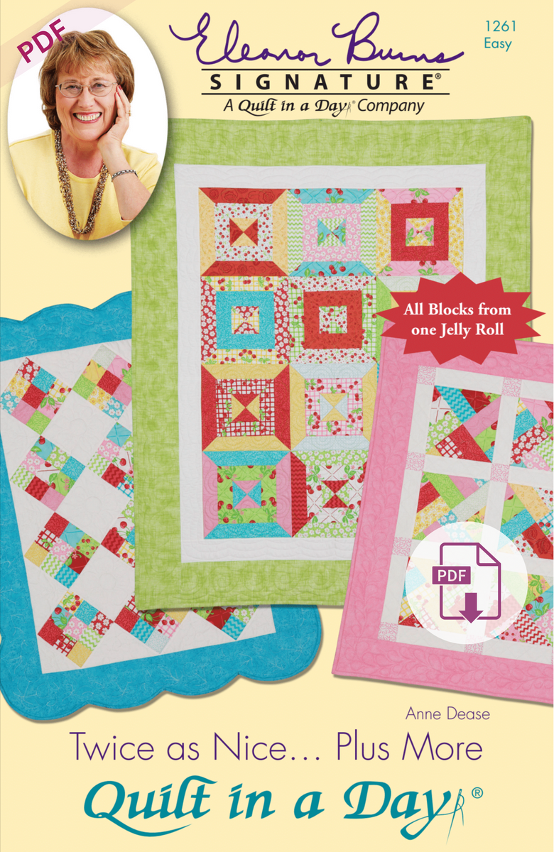 Digital Pattern - Twice As Nice by Quilt in a Day
