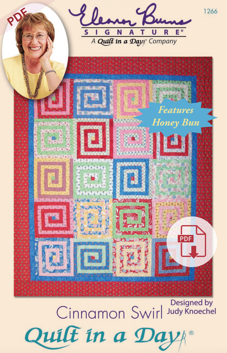 Digital Pattern - Cinnamon Swirl by Quilt in a Day
