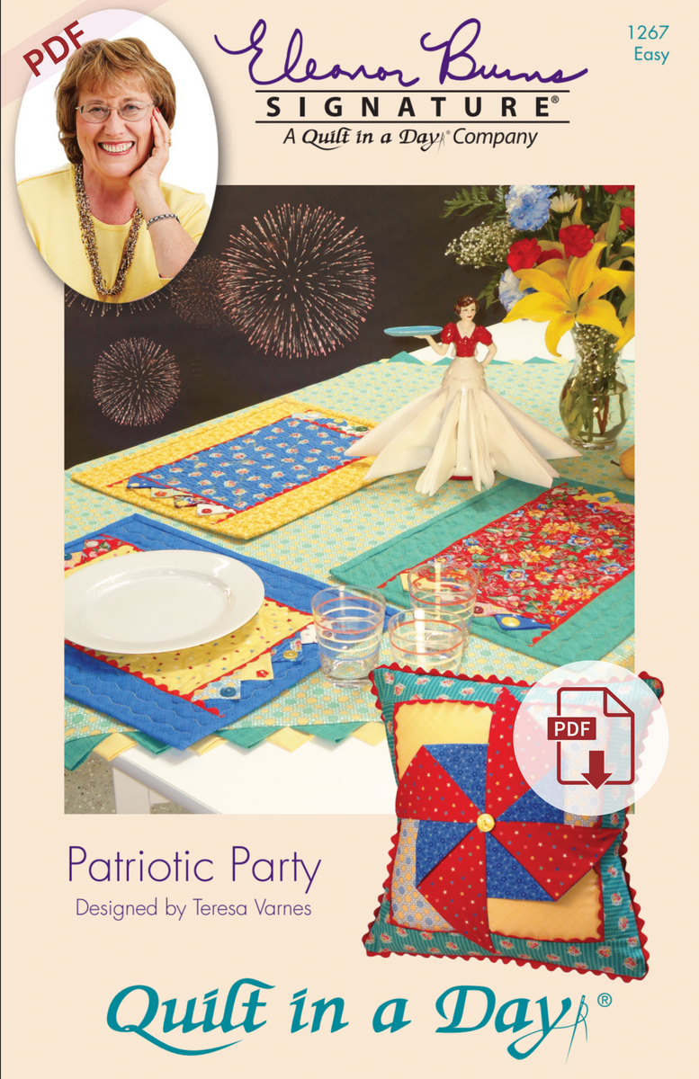 Digital Pattern - Patriotic Party by Quilt in a Day
