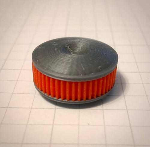 HackFab AC01R Large Modified Bolt-On Air Cleaner, Red