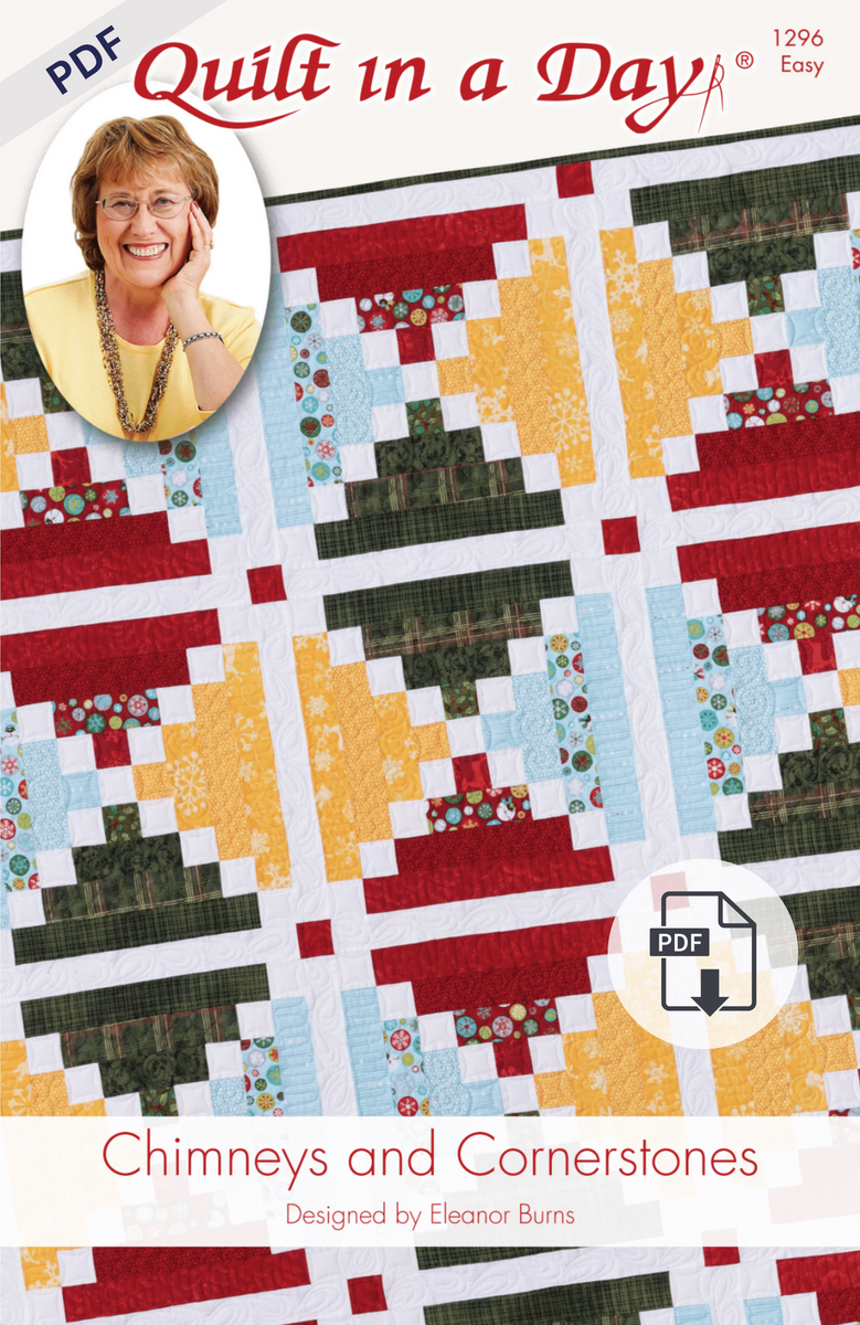 Digital Pattern - Chimneys and Cornerstones by Quilt in a Day
