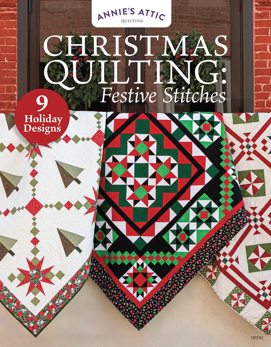 Christmas Quilting Festive Stitches Book by Annie's