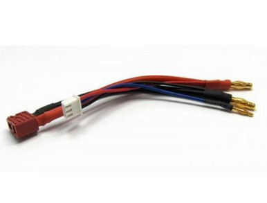 Deans T plug Harness for 2S Hardcase LiPo Battery