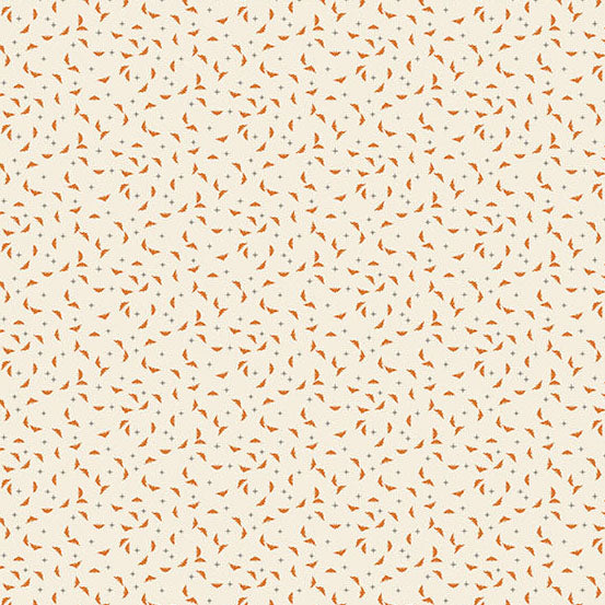 Skinny - SK15738 - 2/3 yds - ANDOVER - Midnight Moon by Andover Fabrics - Bats - Morning