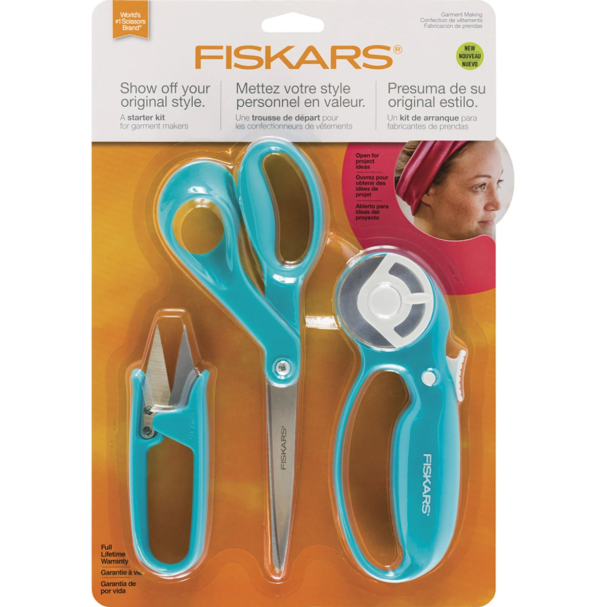 Fiskars - Garment Making Sewing Starter Kit 3pc