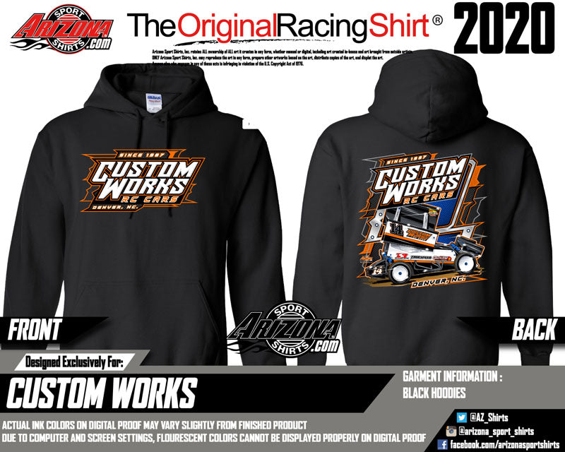 CW 2021 BLACK HOODIE (3X)
