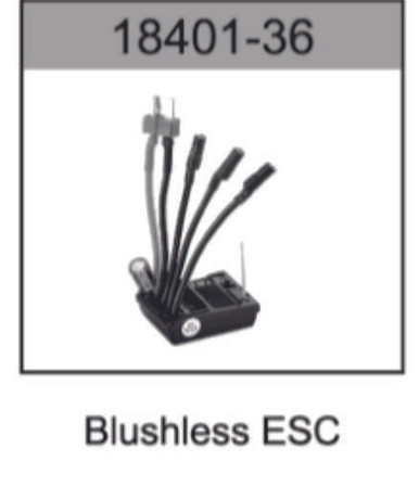HO Speed 18401-36 Brushless ESC Lightning HS18401/2