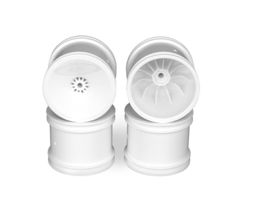 DE Racing DER-SS4-LW Speedline ST Wheels for TLR 22T / White/ 4pcs