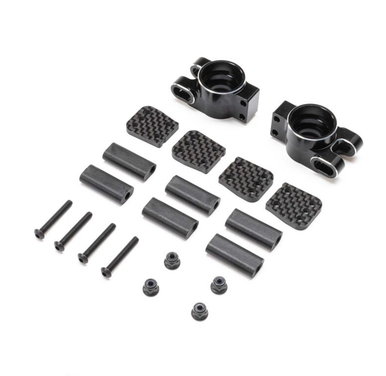 TLR TLR344053 Rear Hub Aluminum Upgrade Set for 8X/8XE 2.0
