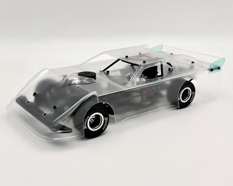 1RC Racing Late Model 2.0 1/18 Brushless RTR 2WD Oval Racer (Clear) w/2.4GHz Radio, Battery & Charger