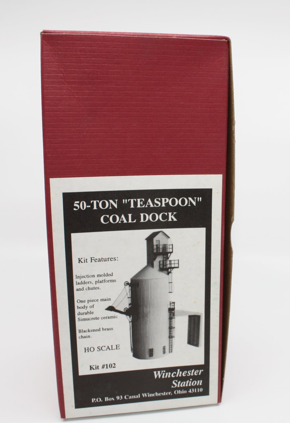 Winchester Station 102 HO Scale 50-Ton "Teaspoon" Coal Dock Kit
