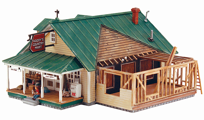 Woodland Scenics DPM Select 12900 HO Scale Woody's Country Store