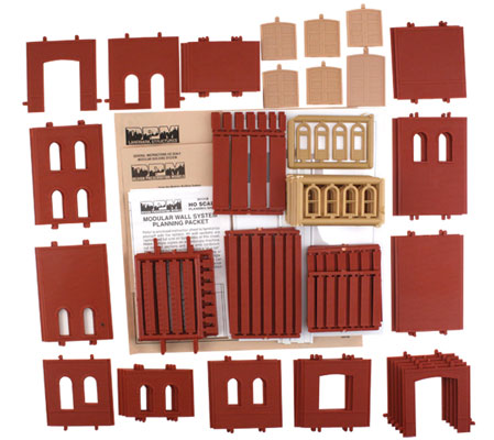Woodland Scenics DPM 35300 HO Scale Modular 4 in 1 Kit