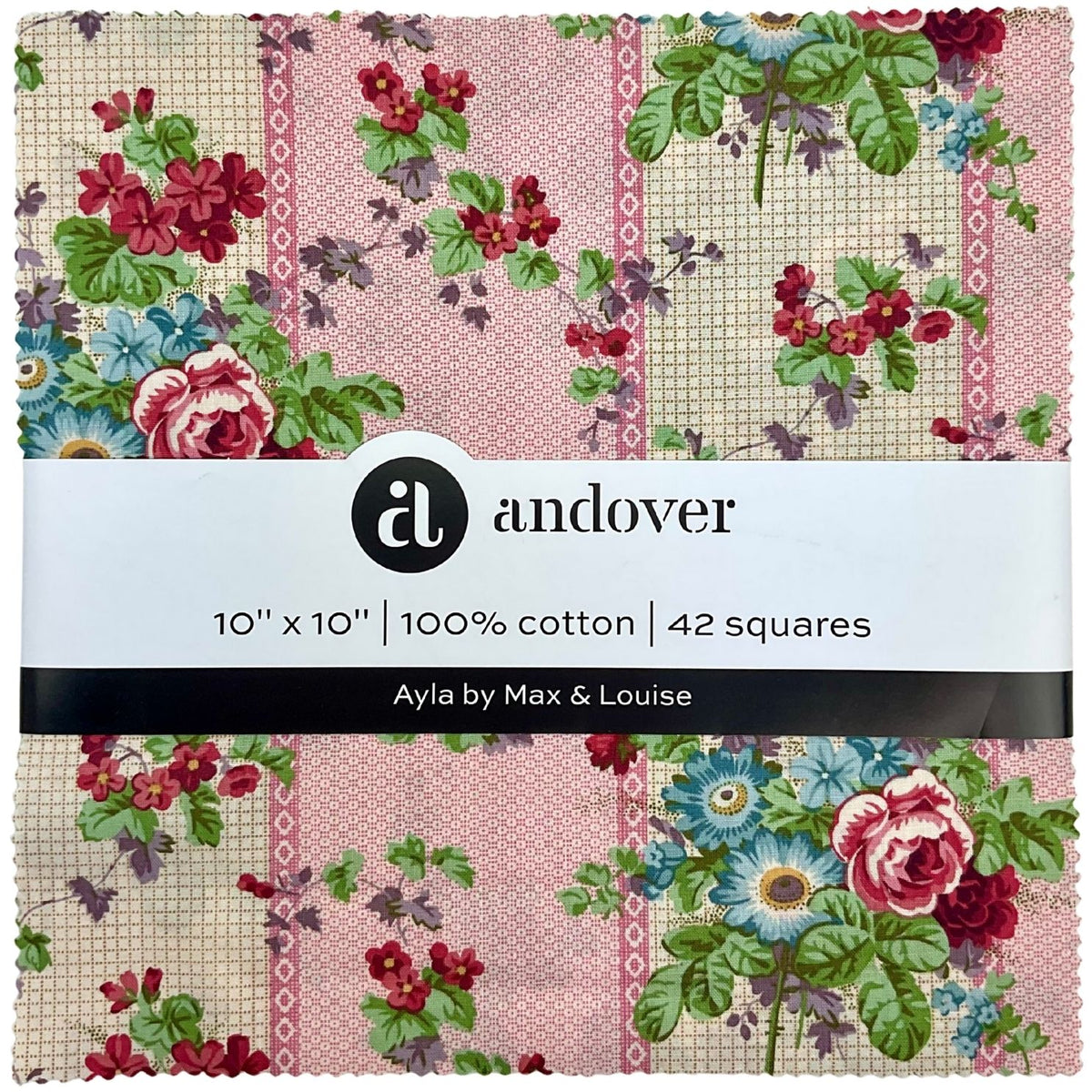 Andover - Ayla 10x10 Squares by Max & Louise 42 pcs