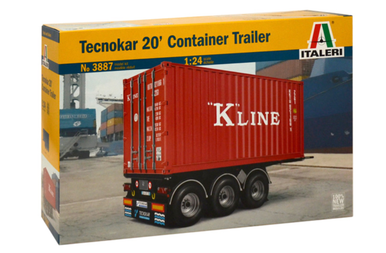 Italeri 1/24 Tecnokar 20' Container Trailer
