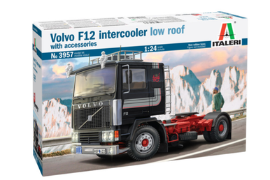 Italeri 1/24 Volvo F12 Intercooler Low Roof with Accessories