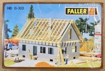 Faller 130303 House Under Construction Building Kit