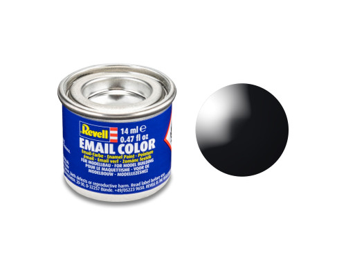 Revell 32107 Enamel Black Gloss