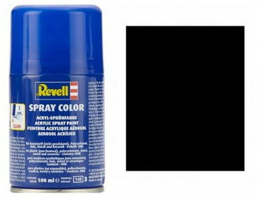 Revell 34302 Spray Black Silk