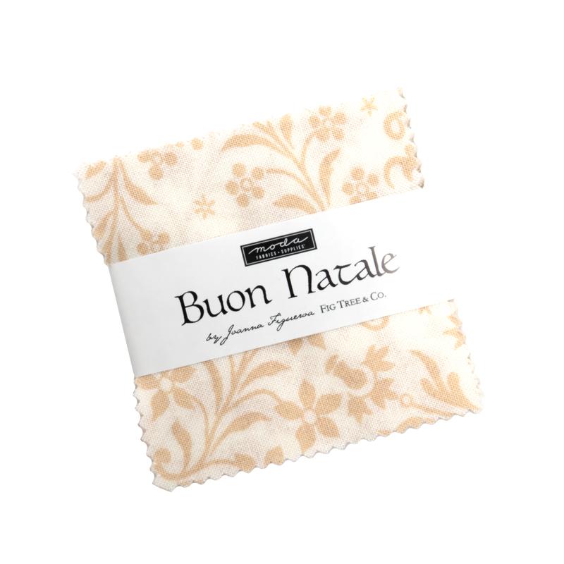 Moda - Buon Natale Mini Charm Pack by Fig Tree Co. 42 pcs