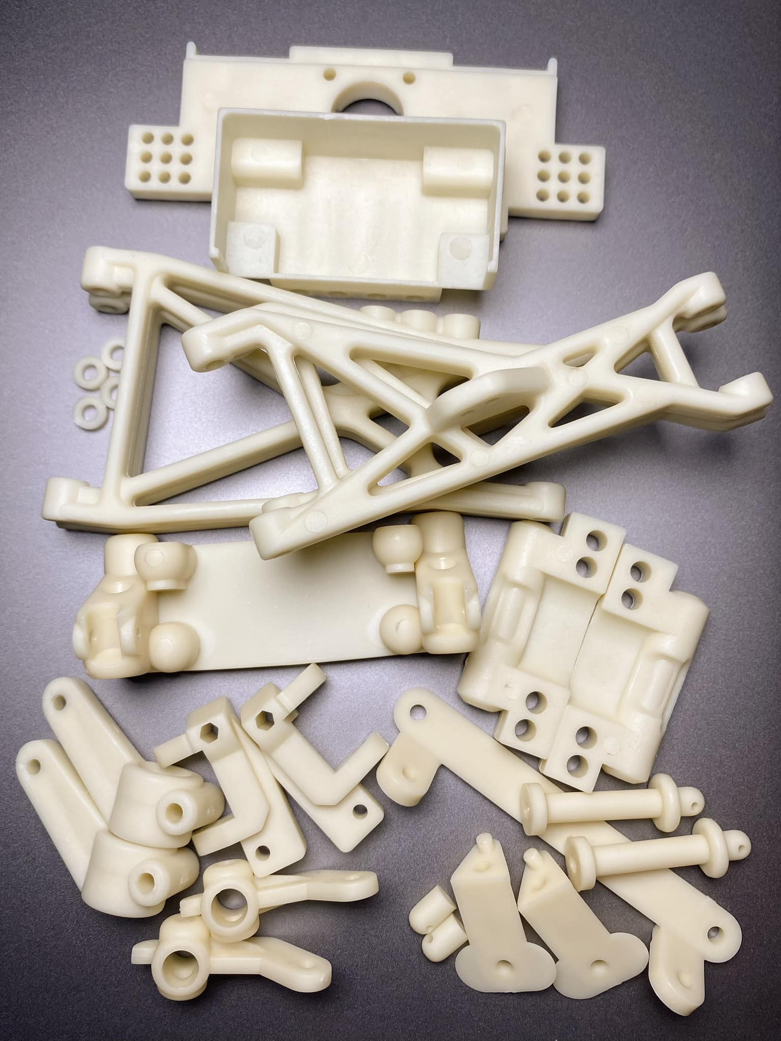 Fan RC Truck Plastic Set, white, FR-002