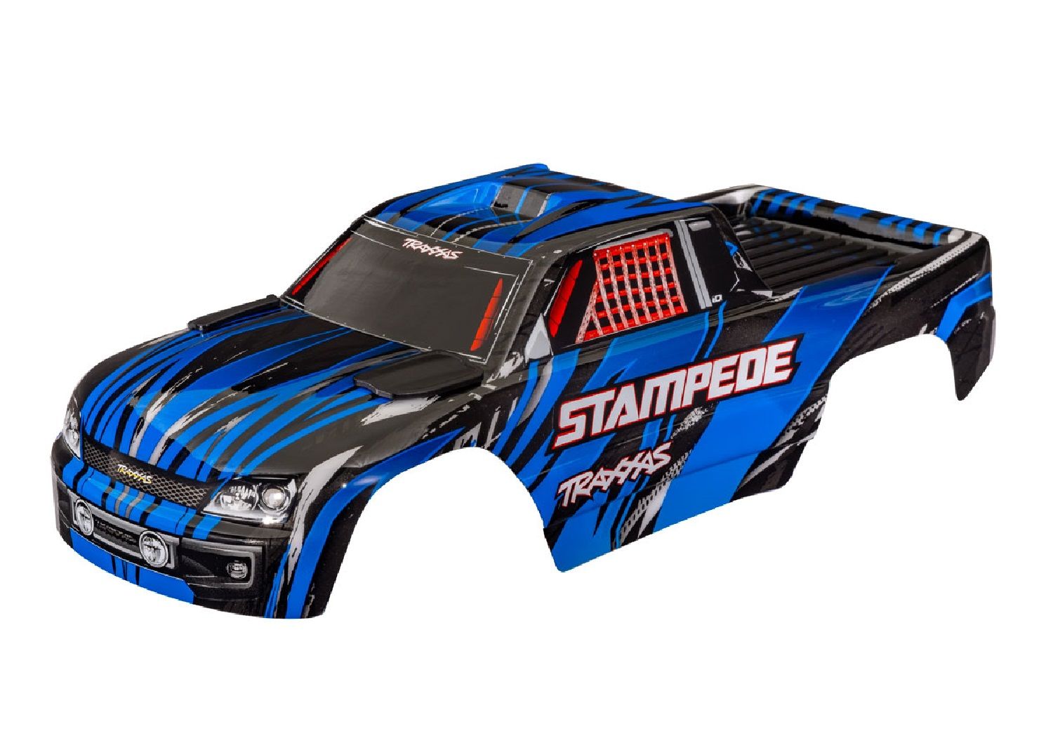Traxxas Stampede 2WD Blue Clipless Body