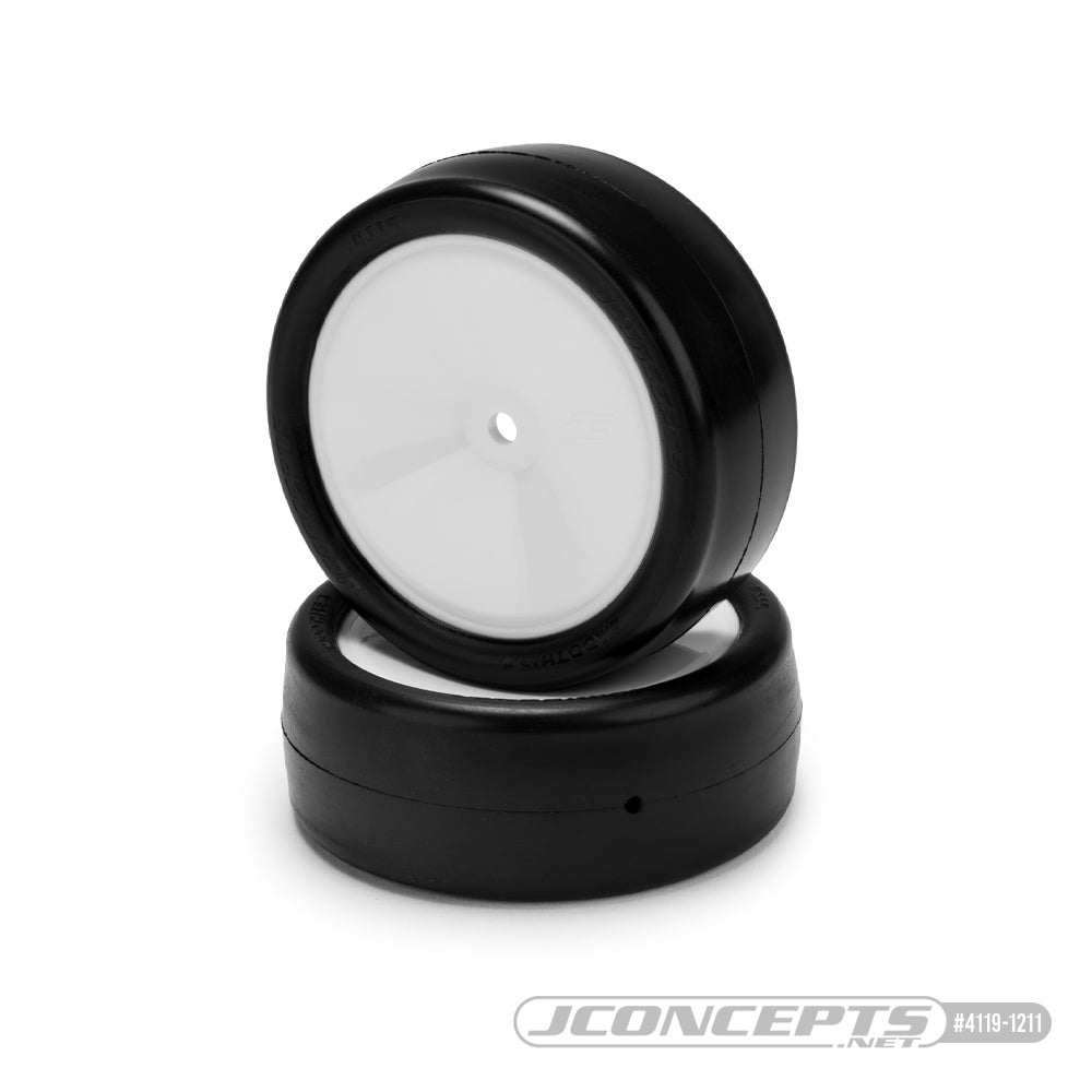 Smoothie 3 - 2.2" 2wd Buggy Front Pre-Mounted Rubber Tires, JCO-4119 Mounted