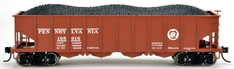 Bowser 42037 HO Pennsylvania H21 Clamshell Circle Keystone Hopper Car #196002