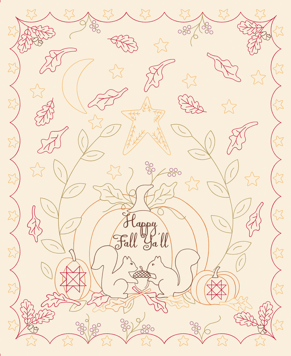 MODA - Pumpkin Spice Gatherings - PANEL - Multi - PL1062-