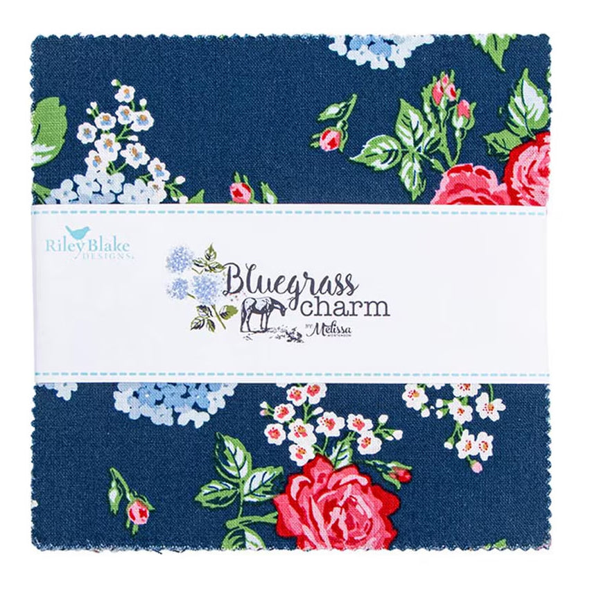 Riley Blake - Bluegrass Charm 5" Stacker by Melissa Mortenson 42 pcs