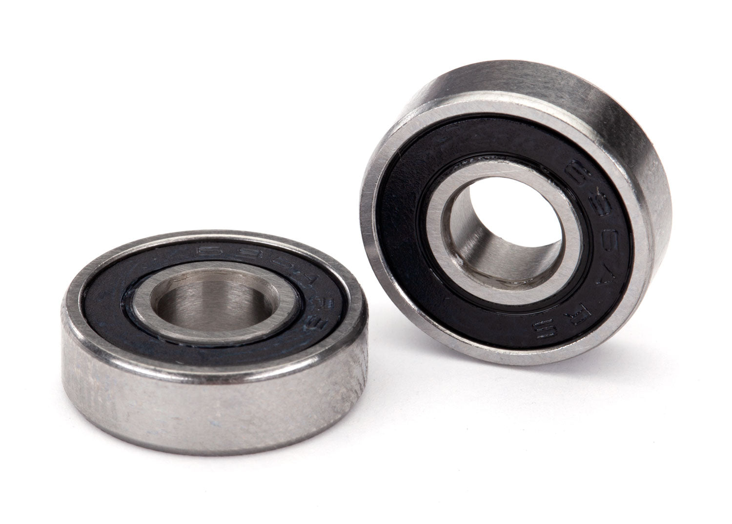 Ball bearing, black rubber sealed (6x16x5mm) (2), TRA-5099A
