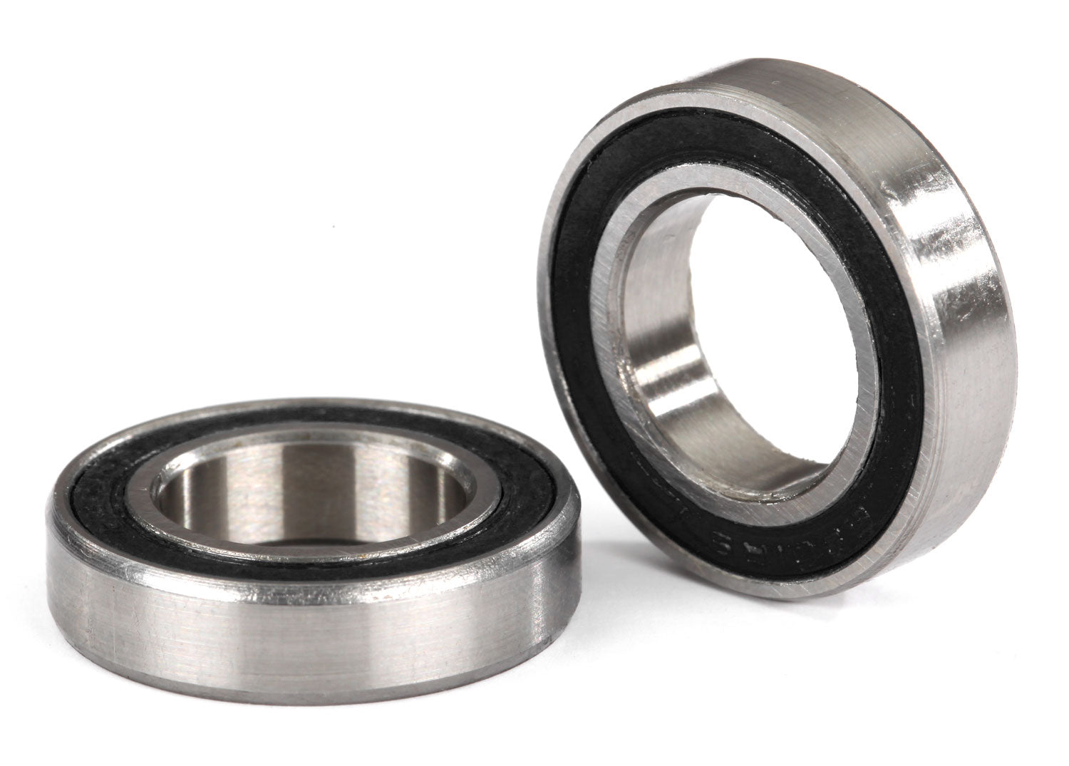Ball bearings, black rubber sealed (12x21x5mm) (2), TRA-5101A