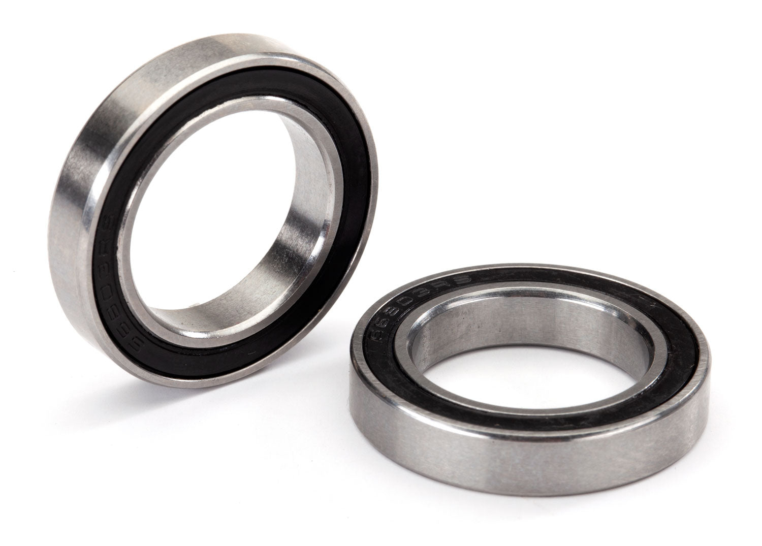 Ball bearings, black rubber sealed (8x16x5mm) (2), TRA-5118A
