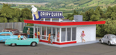 Walthers Cornerstone 3484 HO Vintage Dairy Queen Kit