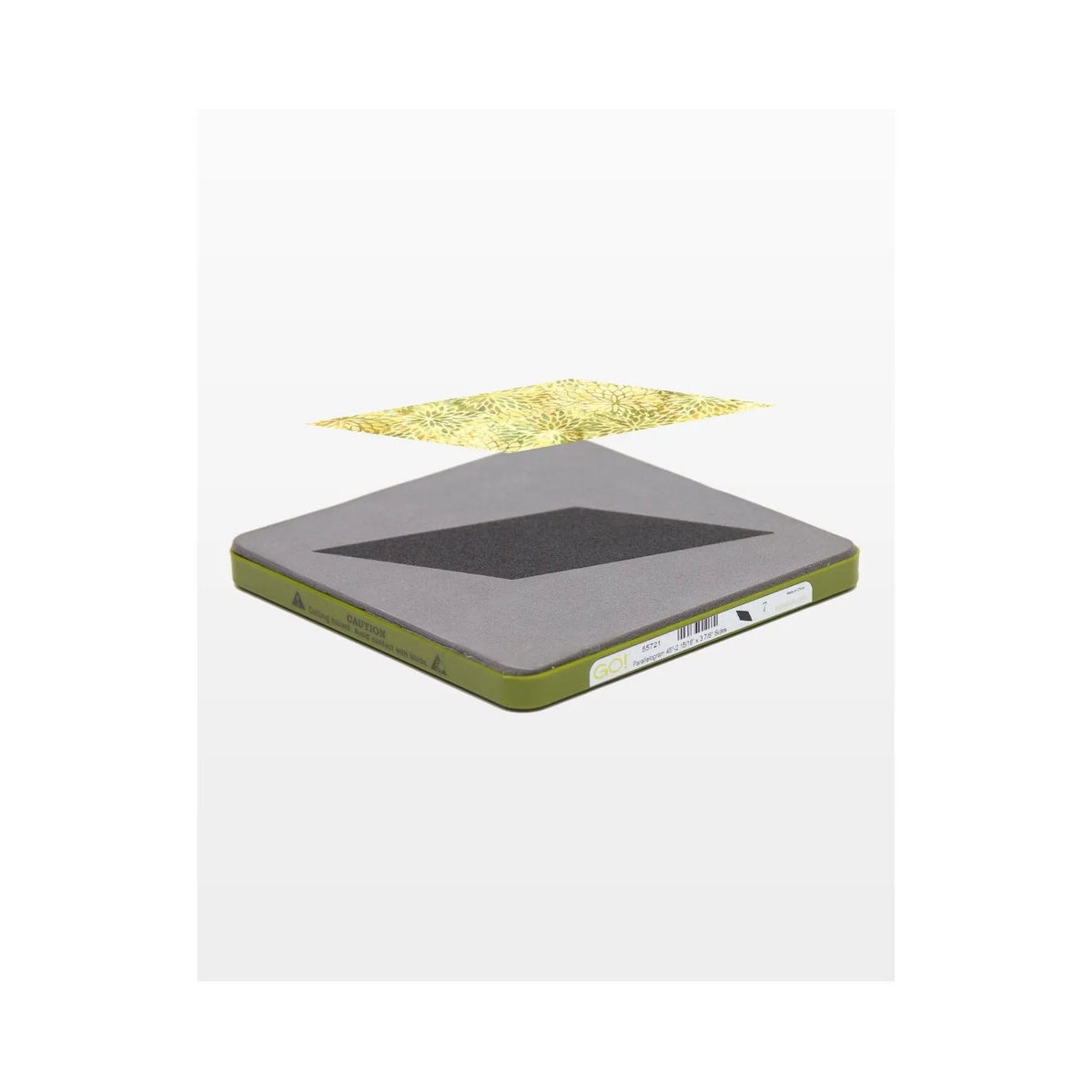 Accuquilt 55721 GO! Parallelogram 45°-2 15/16" x 3 7/8" Sides (2 1/4" x 3 3/16" Finished) Die