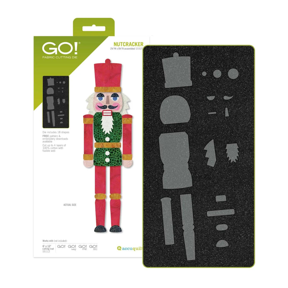 Accuquilt GO! 55929 Nutcracker Die