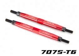 Traxxas 5939R Toe links, Slayer (Tubes™ 7075-T6 aluminum, red) (88mm, fits front or rear) (2)/ rod ends, rear (4)/ rod ends, front (4)/ wrench (1)