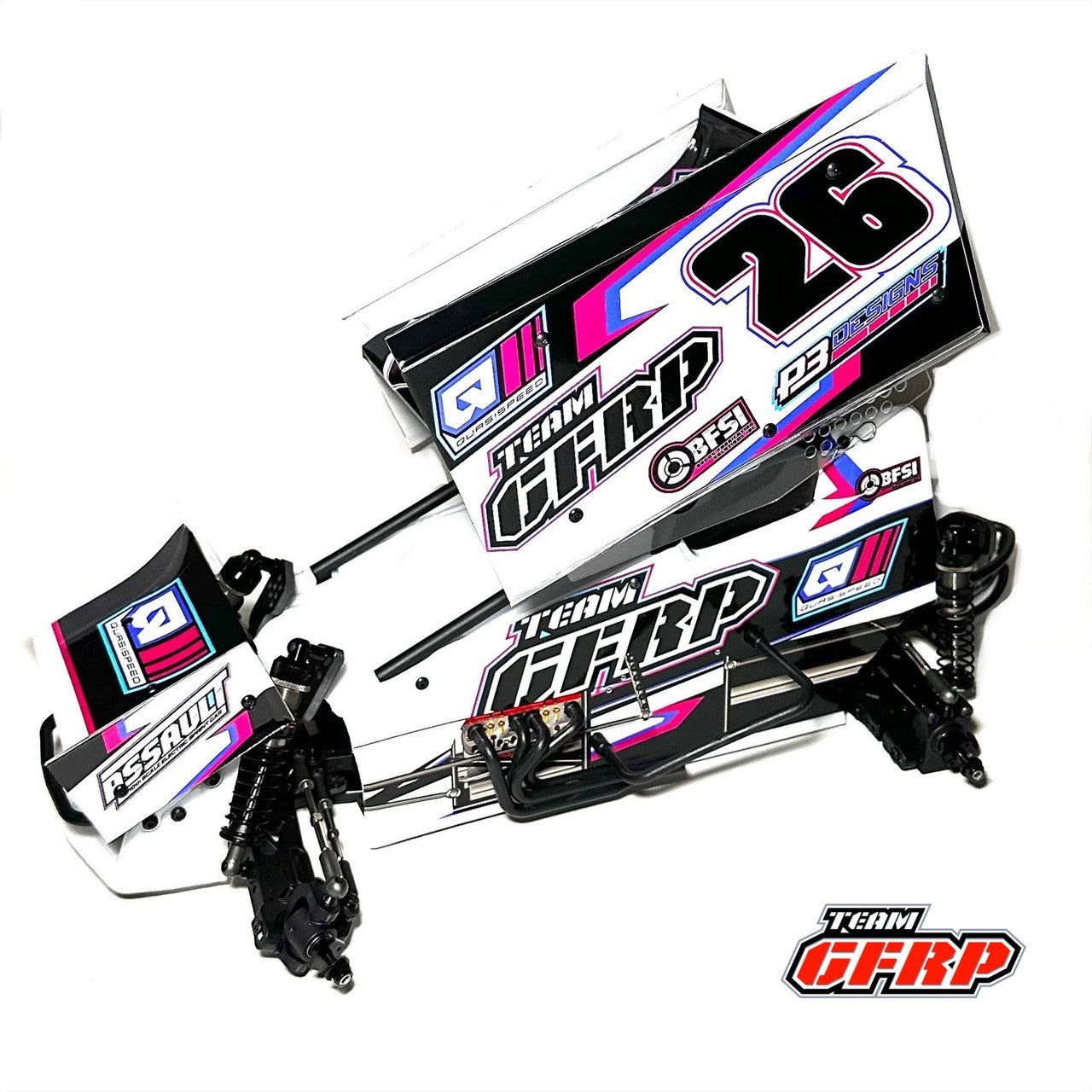 Team GFRP 2026 Assault Sprint Car Kit, GFR-7016