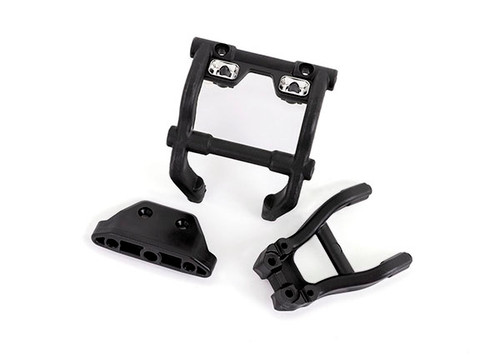 Traxxas 6777X Wheelie Bar Mounts/Rear Skidplate (fits 4WD Stampede) (for LED light kit installation)