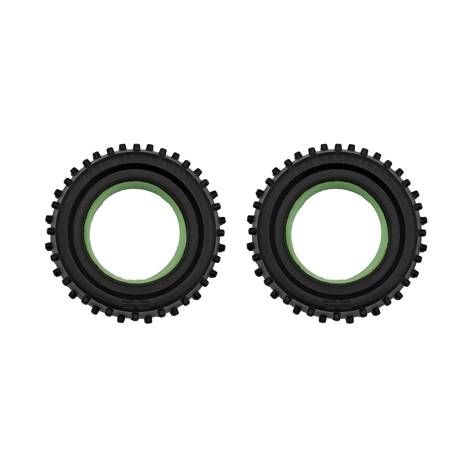 RC10 Rear Tires, 2.0", ASC-6822