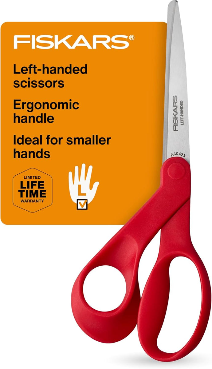 Fiskars Premier 7" Ergonomic Handle - Red - Left-handed