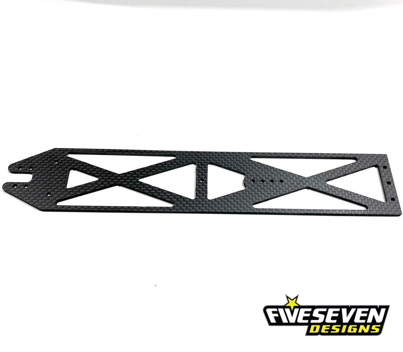 FIVESEVEN DESIGNS 57D-5423 Arrow 10" Single Wheel Wheelie Bar Bottom Plate (4mm)