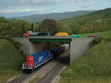 Walthers Cornerstone 4567 HO Modern Steel Highway Overpass Kit